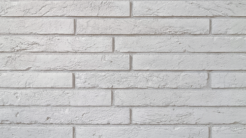 Płytki ceglane - Retro Long - White 44 cm