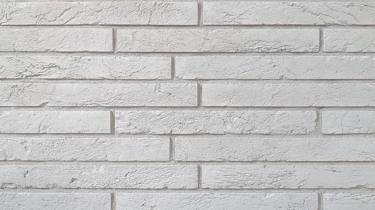 Płytki ceglane - Retro Long - White 44 cm