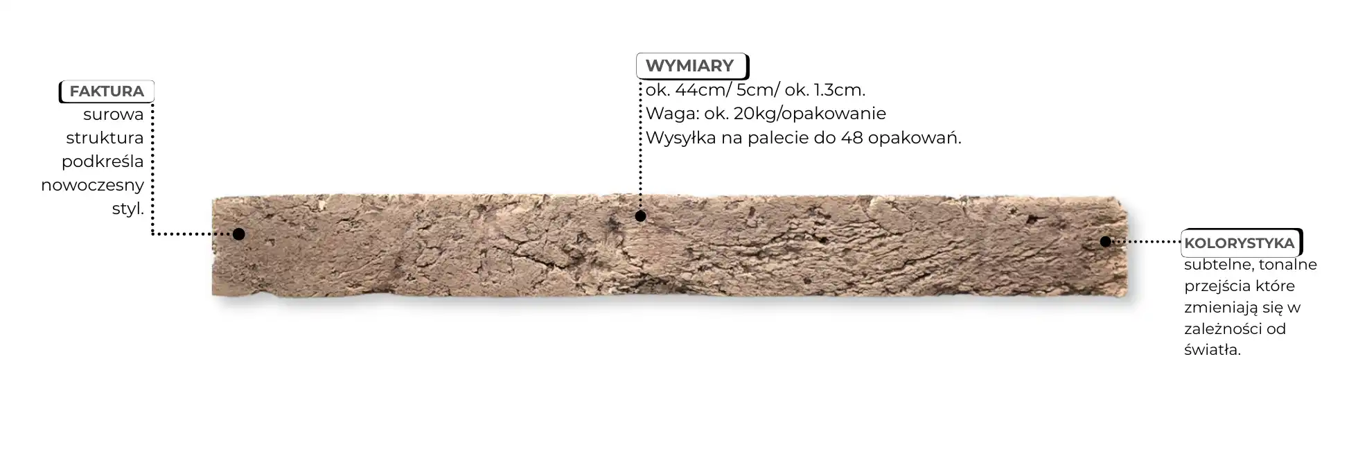 płytka ceglana w kolorze Terra